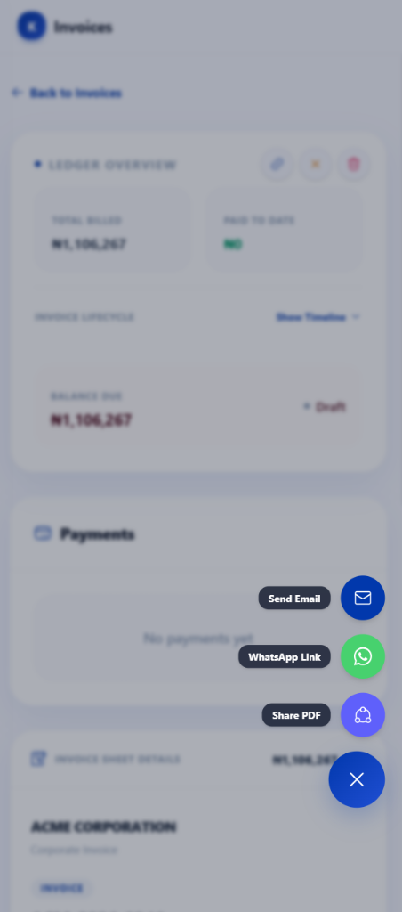 Issue & Collect mobile view